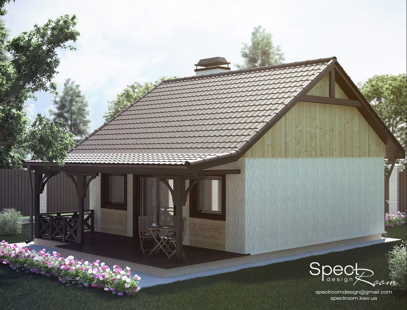 Візуалізація дачного будиночка  - Spectroom